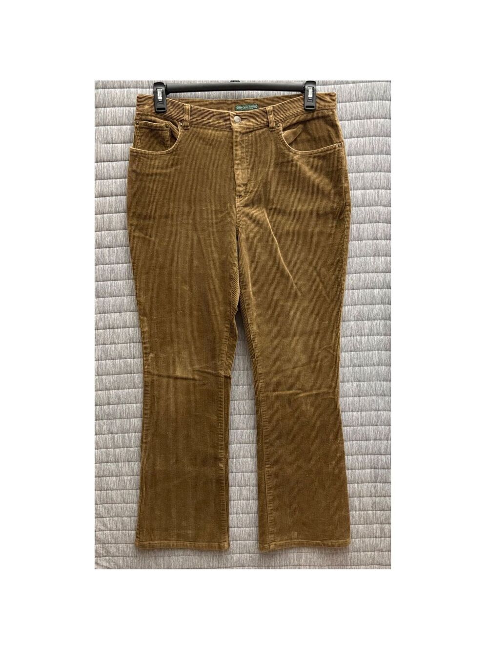 Lauren Ralph Lauren Jeans Company Brown Corduroy Straight Leg Pants Women's 12